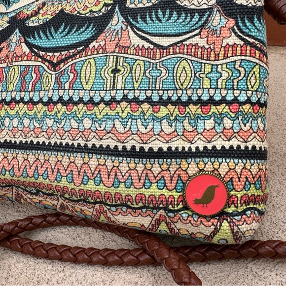 Sakroots Artist Circle Campus Mini Cross-Body Bag - Multicolor One World Print - Picture 6 of 12